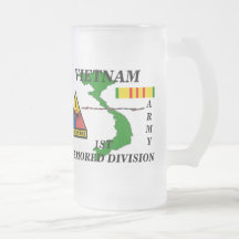 1st Armoured Vietnam Frosted Mug