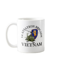 1st Avn Bde Vietnam Vet Huey Coffee Mug