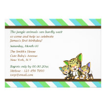 1st birthday boys girls custom invites