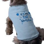 1st Birthday Dog Pet Tee Shirt