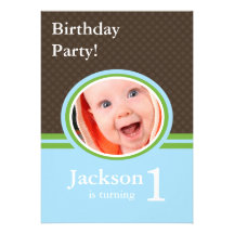 1st Birthday Party Invitations