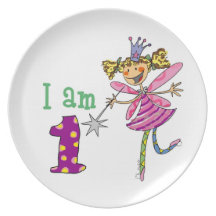 1st birthday party plates