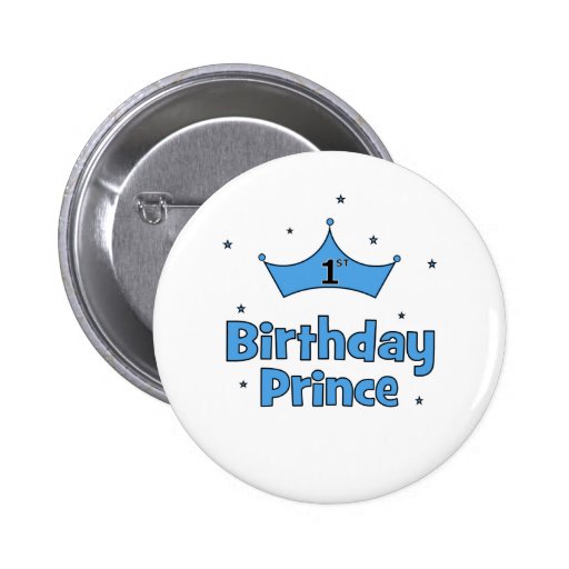 1st Birthday Prince Pins