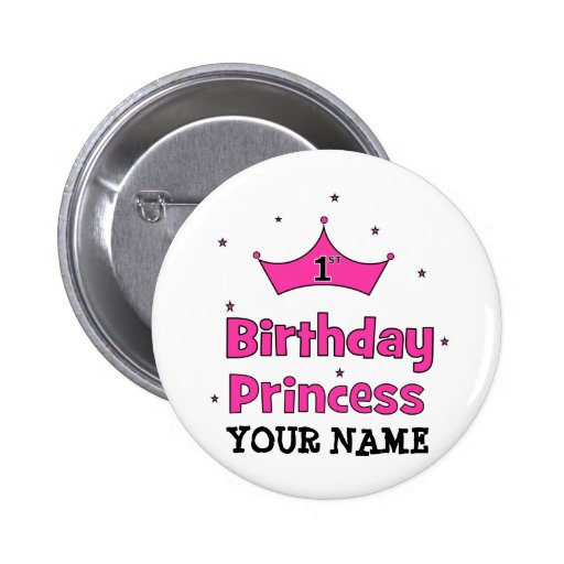1st Birthday Princess!  with pink crown