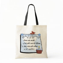 1st Birthday To Do's Blue Bag