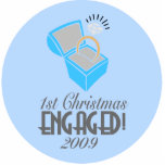 1st Christmas Engaged 2009 (Xmas Ornament)