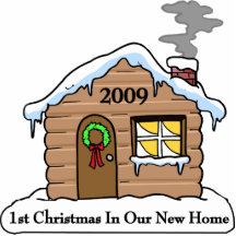 1st Christmas In Our New Home Photo Cutouts
