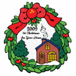 1st Christmas In Your Home 09 Ornament photo sculptures