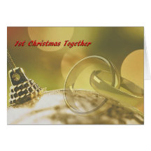 1st Christmas Together Card