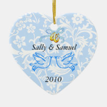 1st Christmas Together Christmas Ornament Template