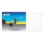 1st Class International Flight Attendant photo cards