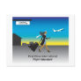 1st Class International Flight Attendant Postcard
