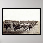 1st Connecticut Heavy Artillery at Fort Richardson Print