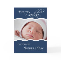 1st Father's Day  - Photo Card