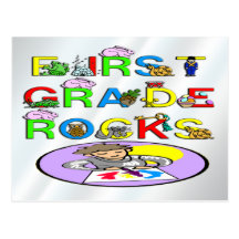 1st Grade Rocks Postcards