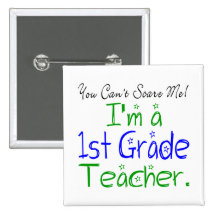 1st Grade Teacher Button