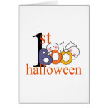 1st Halloween Ghost BOO! Greeting Card