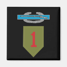 1st Infantry Division CIB Magnet