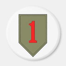 1st Infantry Division Refrigerator Magnets