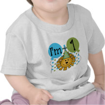 1st Lion Birthday Tshirts and Gifts