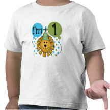 1st Lion Birthday Tshirts and Gifts