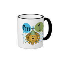 1st Lion Birthday Tshirts and Gifts Coffee Mug