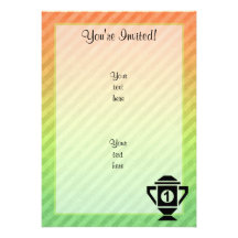 1st Place Trophy Design Personalized Invites
