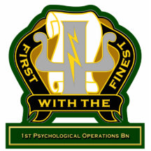 1st Psychological Operations Battalion DUI Cut Outs