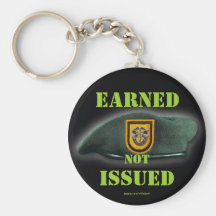 1st special forces flash green berets Keychain