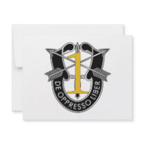 1st Special Forces Group Crest Personalized Invites