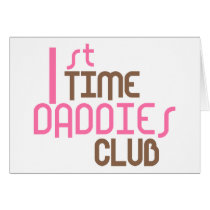 1st Time Daddies Club (Pink) Cards
