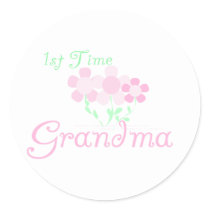 1st Time Grandma Sticker