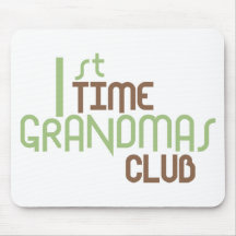 1st Time Grandmas Club (Green) Mousepad