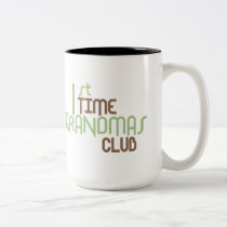 1st Time Grandmas Club (Green) mugs