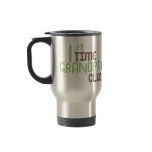 1st Time Grandpas Club (Green) Mugs