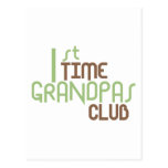 1st Time Grandpas Club (Green) Postcard
