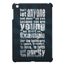 1st Timothy 4:12 - iPad Case Cover For The iPad Mini