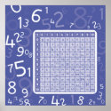 1x1 blue posters