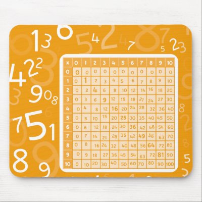 1x1 orange mouse mat by MichelineKanzy