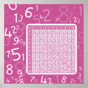 1x1 pink posters