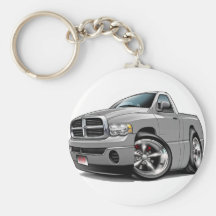 2003-08 Dodge Ram Silver Truck Key Chain