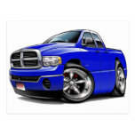2003-08 Ram Quad Blue Truck Post Cards
