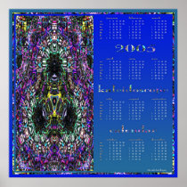 2005 kaleidoscope calendar poster