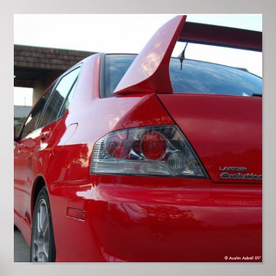 2005 Mitsubishi Lancer Evolution V/// Print by aazbell