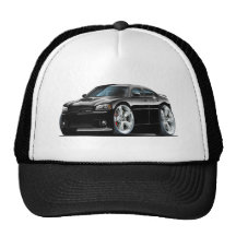 2006-10 Charger SRT8 Black Car Mesh Hats