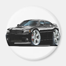 2006-10 Charger SRT8 Black Car Refrigerator Magnet