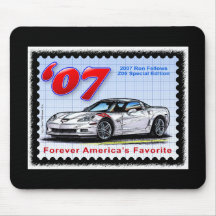 2007 Ron Fellows Z06 Corvette Mouse Pads
