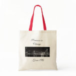 20080414210235_chicago-skyline_panoramic_bw, So... Tote Bags