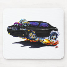 2008-10 Challenger Black Car Mousepad