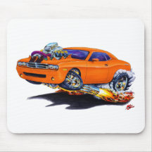 2008-10 Challenger Orange Car Mouse Pads